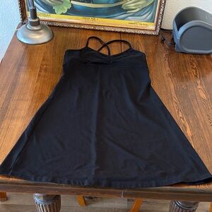 Prana Breathe Black Midi Dress